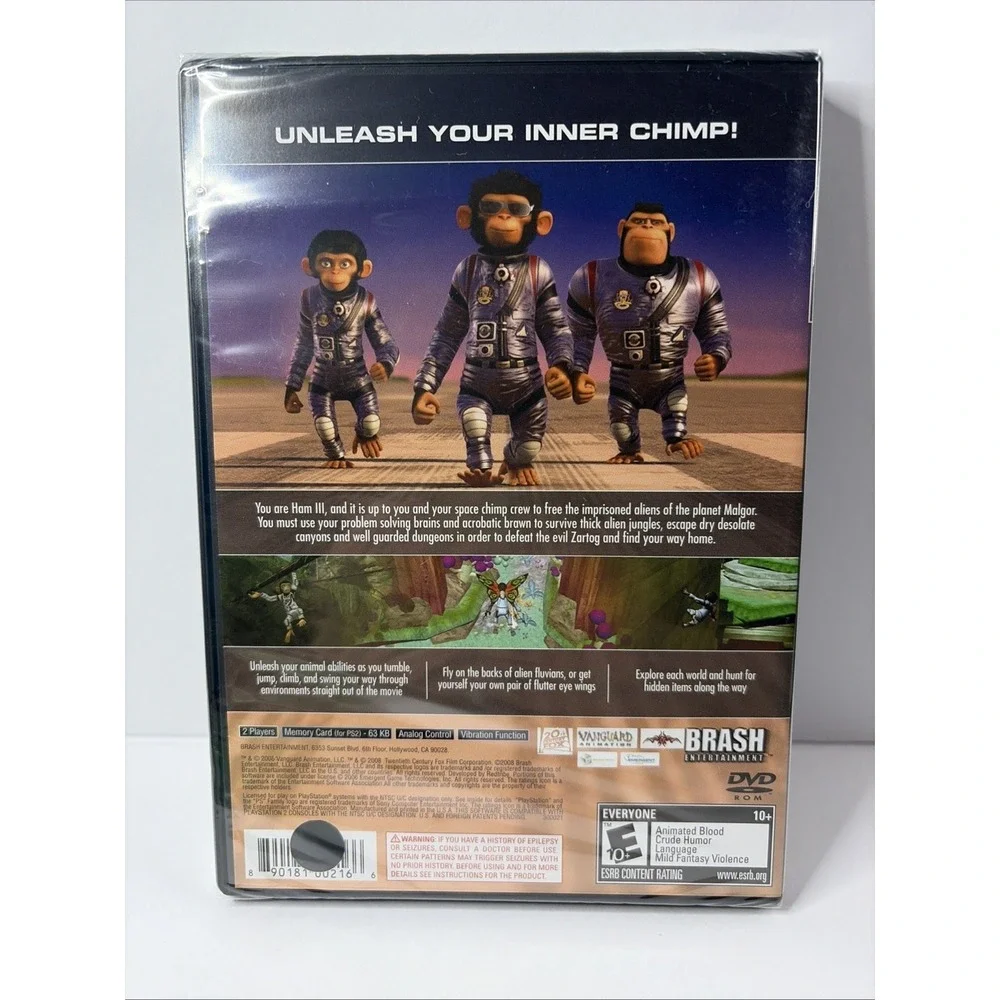 Space Chimps - PlayStation 2 -First Promo Run - Brand New Sealed -